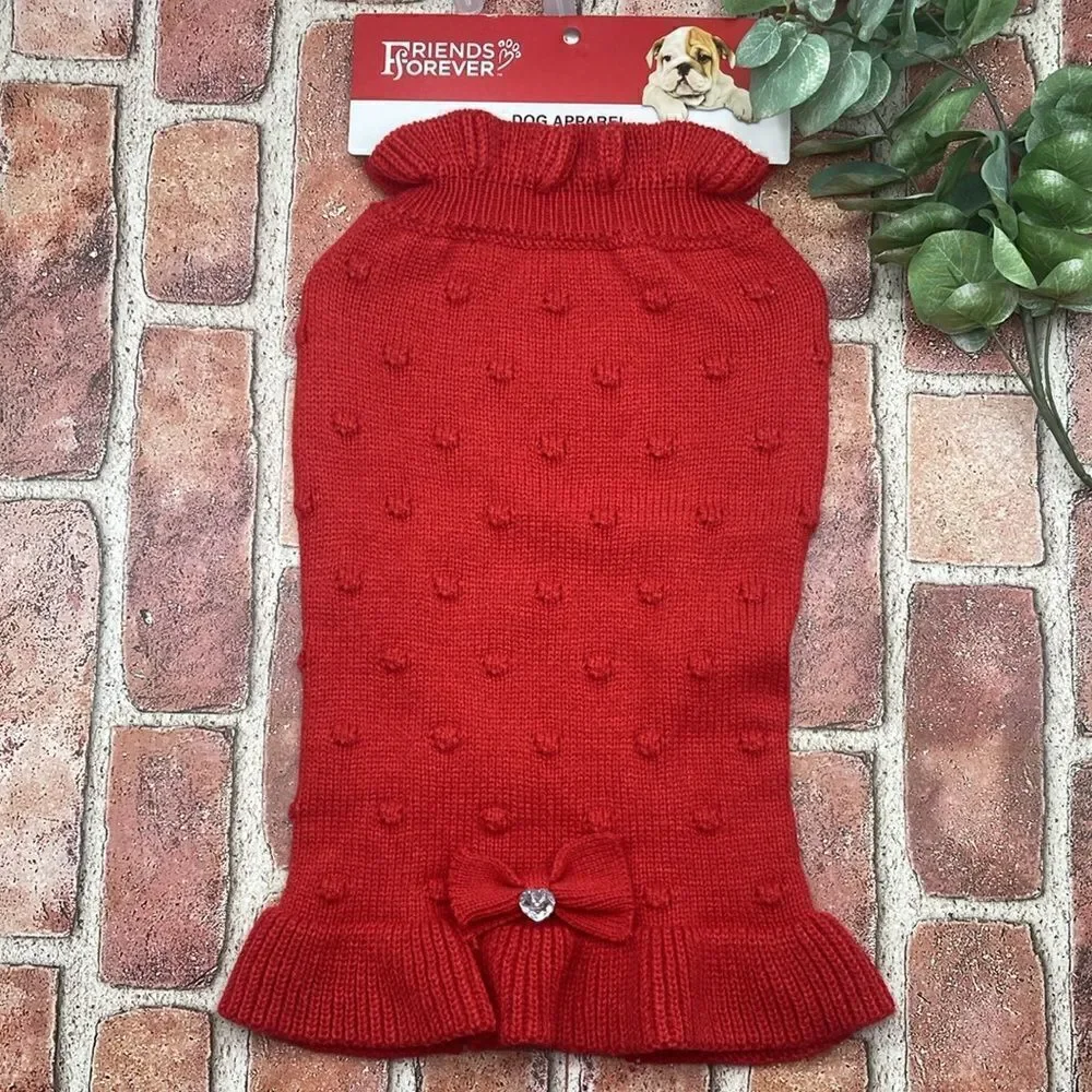 Dog Pet Holiday Sweater & Pajama Christmas 2-Pack Size L
